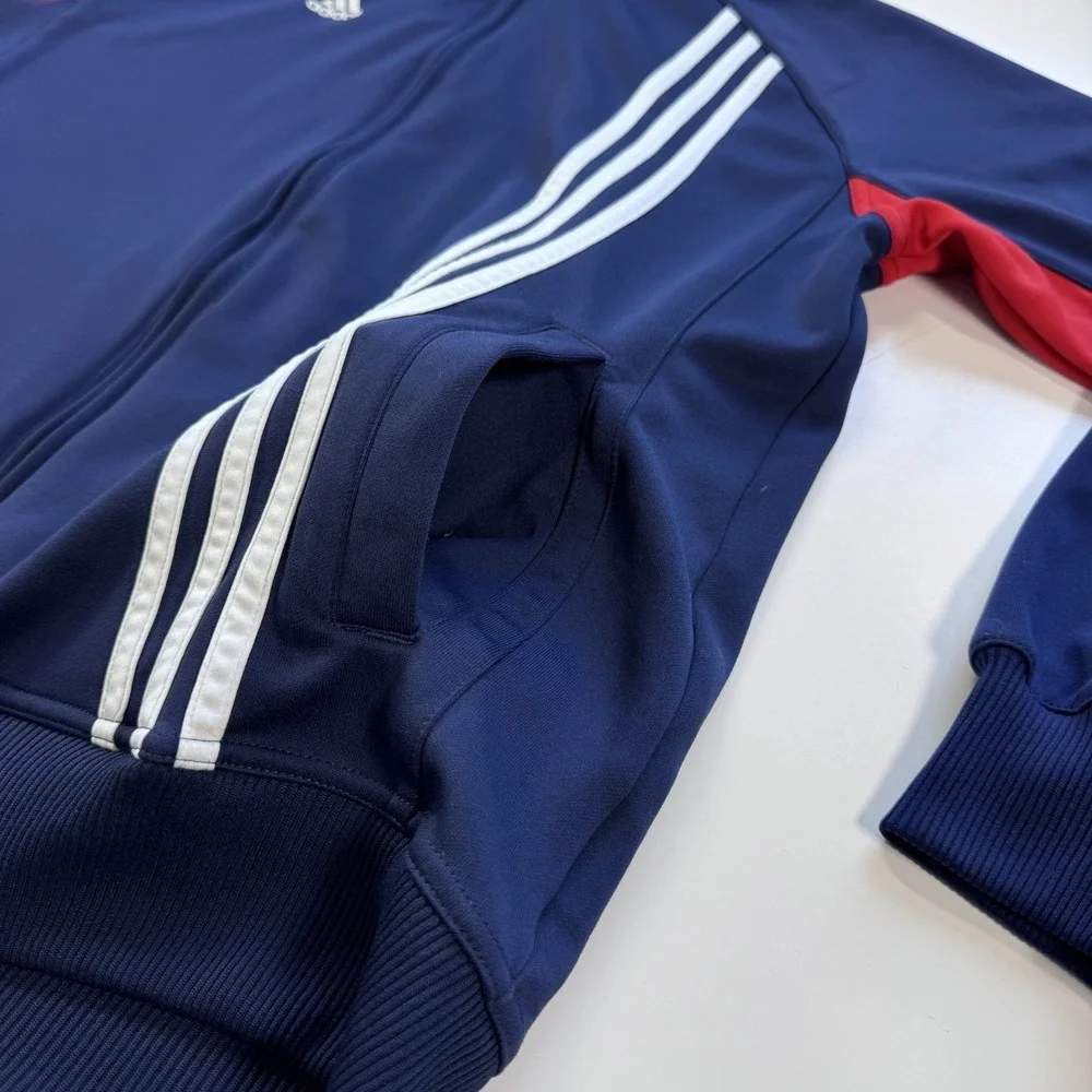 ADIDAS Team USA Olympic Track Jacket 2000s Unisex Youth X-Large Blue